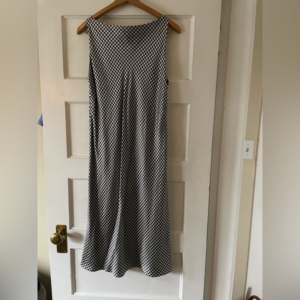 Black & White Silk Peter Cohen Dress